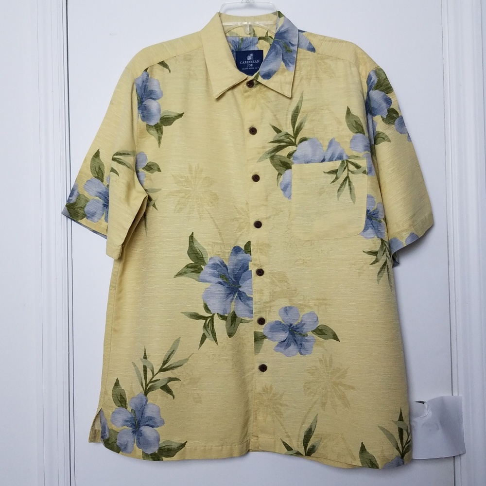 Caribbean Joe Mens Shirt size large.